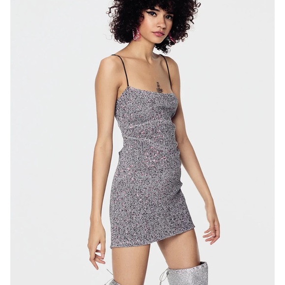 FOR LOVE & LEMONS • Constance sparkle dress size M - Picture 10 of 10